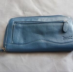 Tignanello Genuine Leather Wallet in Blue